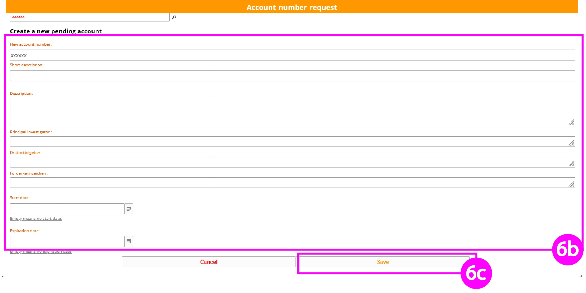 Image 7: Account creation request